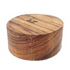 Turners' Mill Bowl Turning Blank - Zebrano, 4x2", Brown