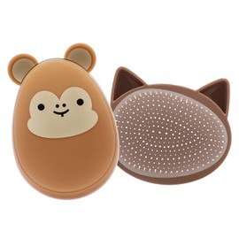 Hair Brush for Kids Anti-static Soft Massage Flexible Bristles Hair Comb for Women Girls Braids Curly Straight Long or Short Wet Or Dry Hairbrush Shower Travel Cat&Monkey