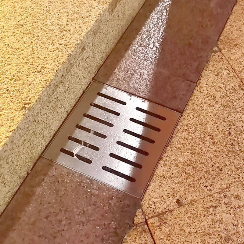WUXIANCILANG Drain Grate Covers Outdoor Large; Outdoor Drain Cover; Stainless