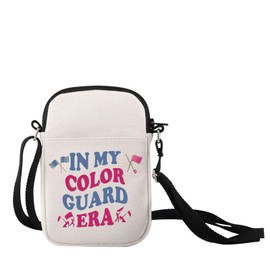 Color Guard Makeup Bag Flag Girl Gift Senior Color Guard Gift Birthday Zipper Pouch In My Color Guard Era Color Guard Mom Gift (COLOR GUARD Crossbody bag)