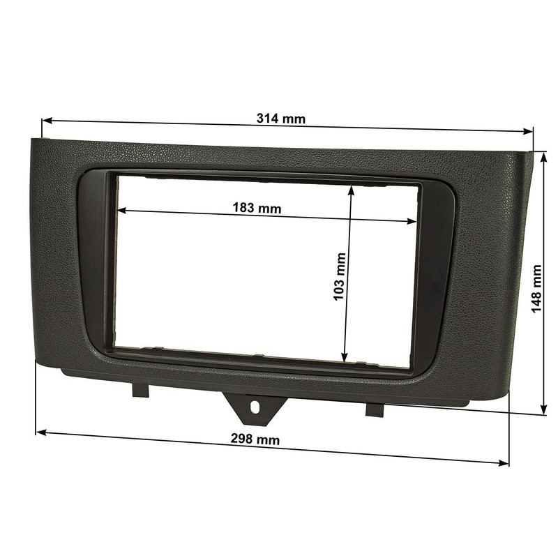 tomzz Audio 2451-040-1 Double DIN Radio Fascia Set Compatible with