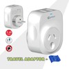 Sansai 2 x USB Europe Travel Adaptor