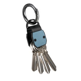 CAXGEK Compact Aluminum Key Organizer, Mini Key Holder Key Case, Blue., White, Mini