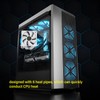 CPU Air Cooler 3.5in Dual Tower 6 Heat Pipes 3pin