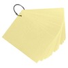 Exacompta 10354E - 50 flashcards bristol A6 dots jaune