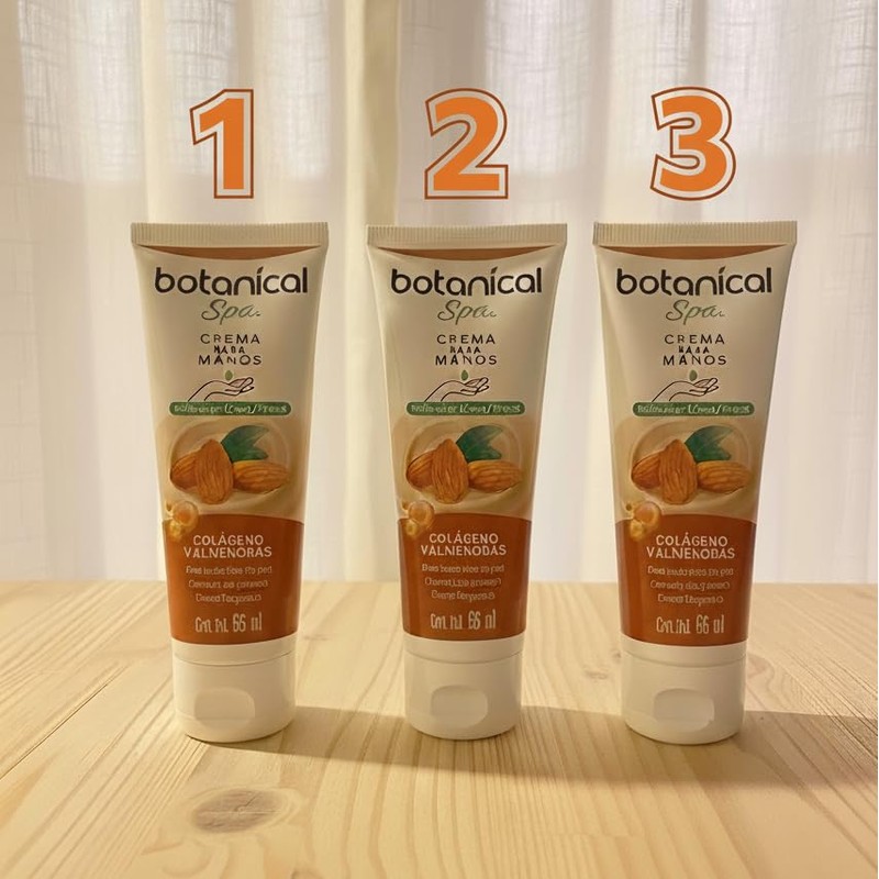 Botanical SPA Crema Hidratante para Manos con Colágeno, Almendra, Vitamina