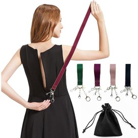 Zipper Helper Pull for Dresses with 3 Different Types Hook Dress Zipper Pull Helper Dress Zipper Puller Helper for Boots Wine - Color: Pink