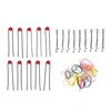 Gradient Wig Hair Mannequin Head Hairdressing Styling Training Braiding Doll
