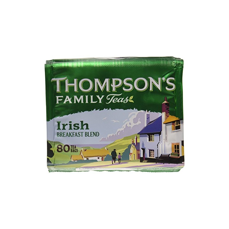 Thompson's Punjana Irish Breakfast 80 teabags (8.82oz) x 1 pack