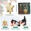 Christmas Tree Topper Star Christmas Tree Topper Illuminated with 3D