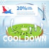 Pet Cooling Mat, Kiwi Design, 60 cm Diameter, Temperature Reducing