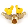 Soytich YV06 2-Way Y-Splitter 1/2 Inch with Shut-off Valves for
