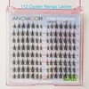 Individual Lashes Cluster Manga Lashes Natural Look Wispy Spiky Wide