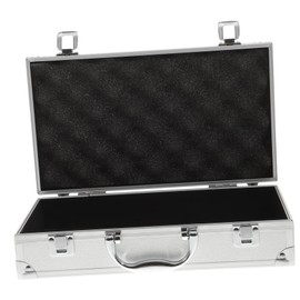 WOONEKY Aluminum Alloy Toolbox for Carrying Tools Accessories Jewelry Capacity Cosmetic Box Smooth Opening