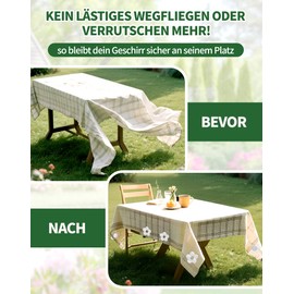 8 Pieces Tablecloth Weights Extra Heavy Magnetic Tablecloth Clips Tablecloth Weights Stainless Steel Tablecloths Weights Outdoor Tablecloth Clips for All Table (Flowers)