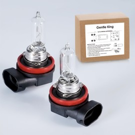 Gentle King H9 Halogen Headlight Bulbs - High Performance Headlight Bulbs, Low Beam and Fog Replacement Bulbs, 65W, DOT Compliant (2 Pack)