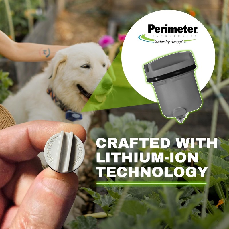 Perimeter Technologies Collar Battery Compatible with Invisible Fence Brand -