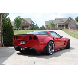 vetteshop 2005-13 C6 Corvette Rear Blackout Kit C6 Blackouts 5PC Kit