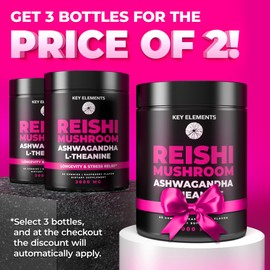 Natural Reishi Mushroom Gummies & L Theanine with Ashwagandha - Potent Mushroom Supplements for Immune Support, Stress Relief & Improve Sleep Gummies - Ashwagandha Gummies for Women & Men