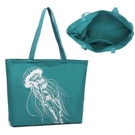 Miss Lulu Women Tote Bag Reusable, Foldable Shoulder Bag, Canvas Bag for School, Large Totes For Kids Teens Casual Shopping Beach Travel Mom Storage