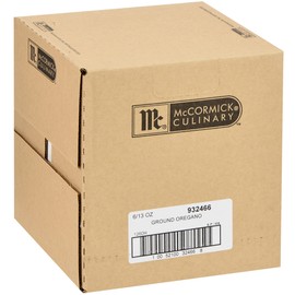 McCormick Culinary Mediterranean Style Ground Oregano, 13 oz (Pack of 6) - Six 13 Ounce Containers of Ground Oregano Spice, Use in Greek and Italian Cuisines for Full Flavor