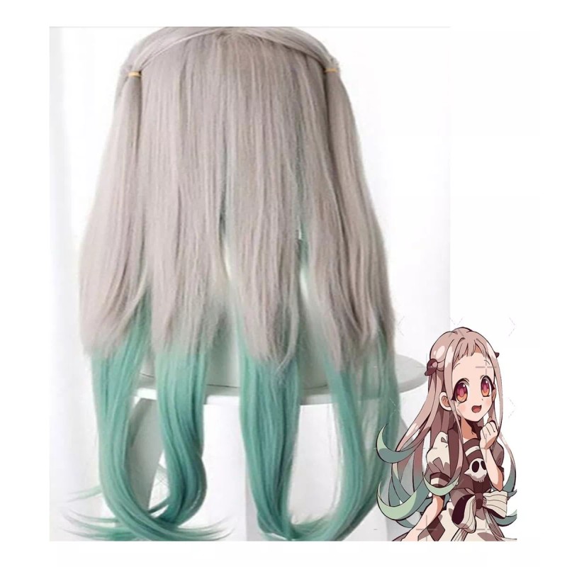 Lucky Day Peluca Cabello Gris Yashiro Nene Cosplay Hanako Kun