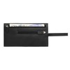 Genuine Leather Security Wallet Pouch with Belt Loop AC501 Black