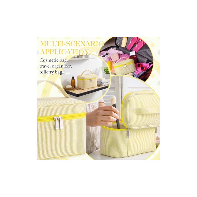Cosmetic Bag Organizer Travel, Compact Lightweight Accessory for Travel and