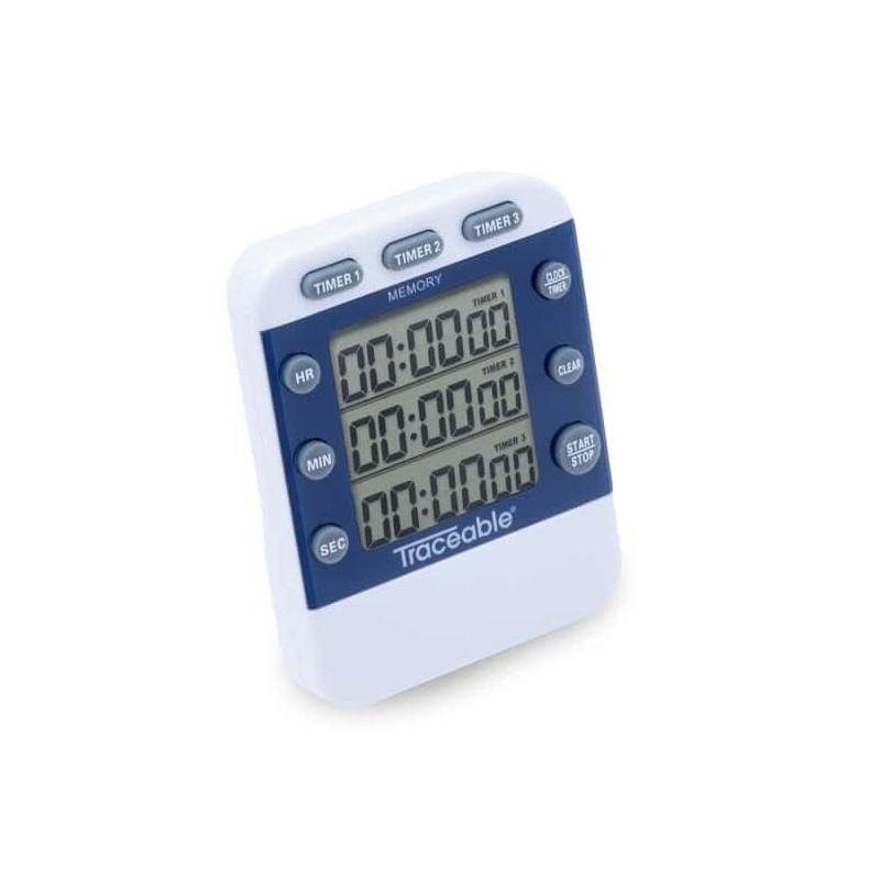 Traceable Triple-Display Digital Timer with Calibration