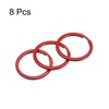 sourcing map Split Keychain Rings, 30mm/1.2inch Round Flat Key Holder