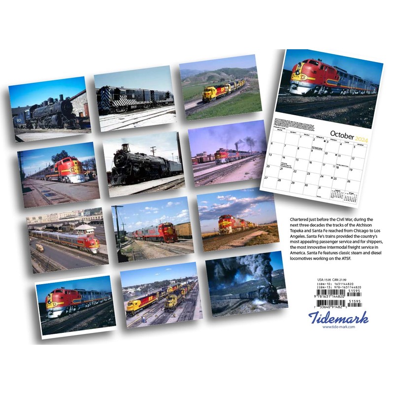 Santa Fe Railroad 2024 Calendar