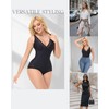 SHAPESHE Deep V Neck Shaperwear Corset Bodysuit for Women Snatched
