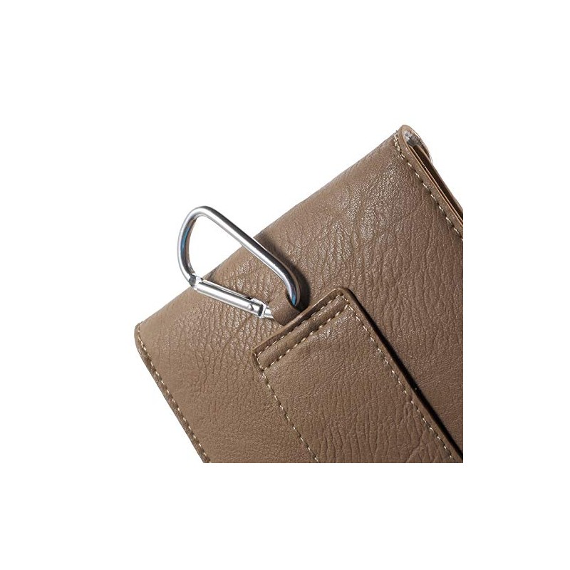 DFV mobile - Belt Case Cover Premium Synthetic Leather Vertical