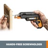 Worx 4V Electric Screwdriver, Rechargeable Cordless Power Screwdriver Set with