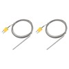 sourcing map 2pcs K Type Thermocouple with Plug, Meter Temperature