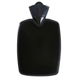 Hugo Frosch Wärmflasche Klassik 1,8 l Halblamelle "Hugo" schwarz