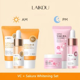 Set Laikou Day & Night Skincare De 6 Piezas Para Hidratación