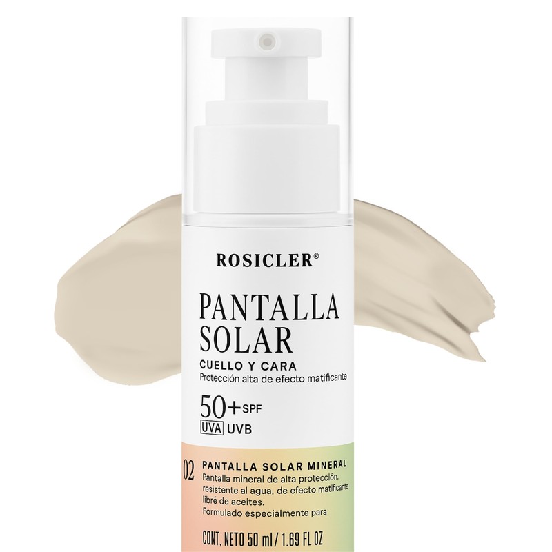 Pantalla Solar Facial Mineral de Alta Protección 50ml | Protección