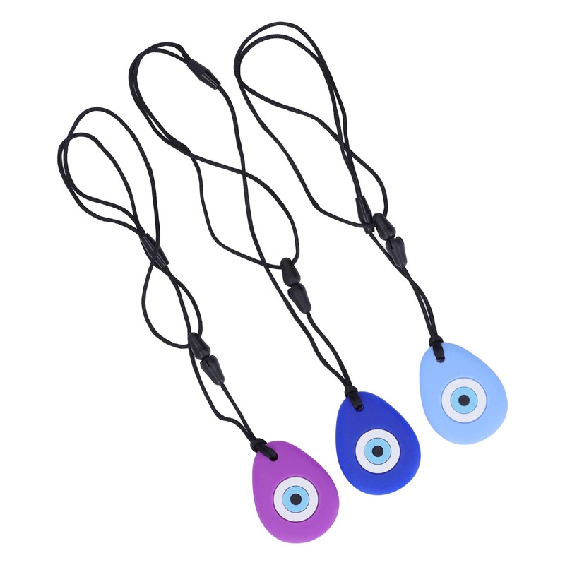 3pcs Drop Shaped Baby Teething Toy Soft Portable Silicone Infant