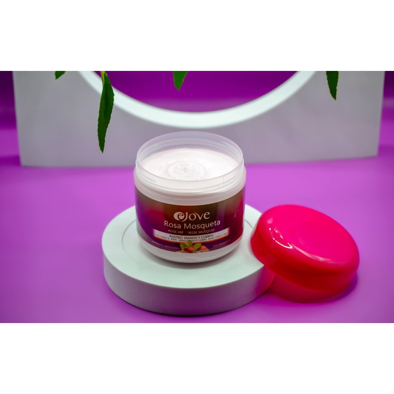 eJove Crema Rostro, Manos y Cuerpo Rosa Mosqueta, 300 ml