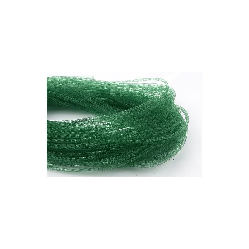 YYCRAF 50 Yards Solid Mesh Tube Deco Flex for Wreaths