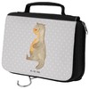 Mr. & Mrs. Panda Otter Belly Toiletry Bag, gray, Hand