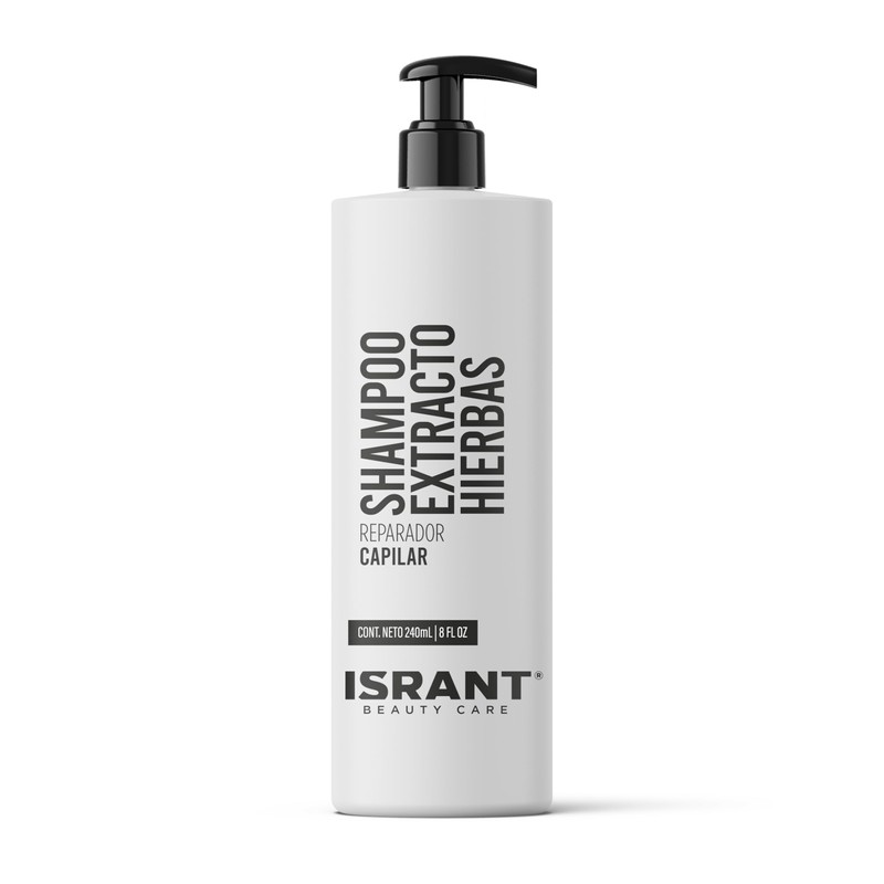 Shampoo Extracto de Hierbas sin Sulfatos y Parabenos con Extracto