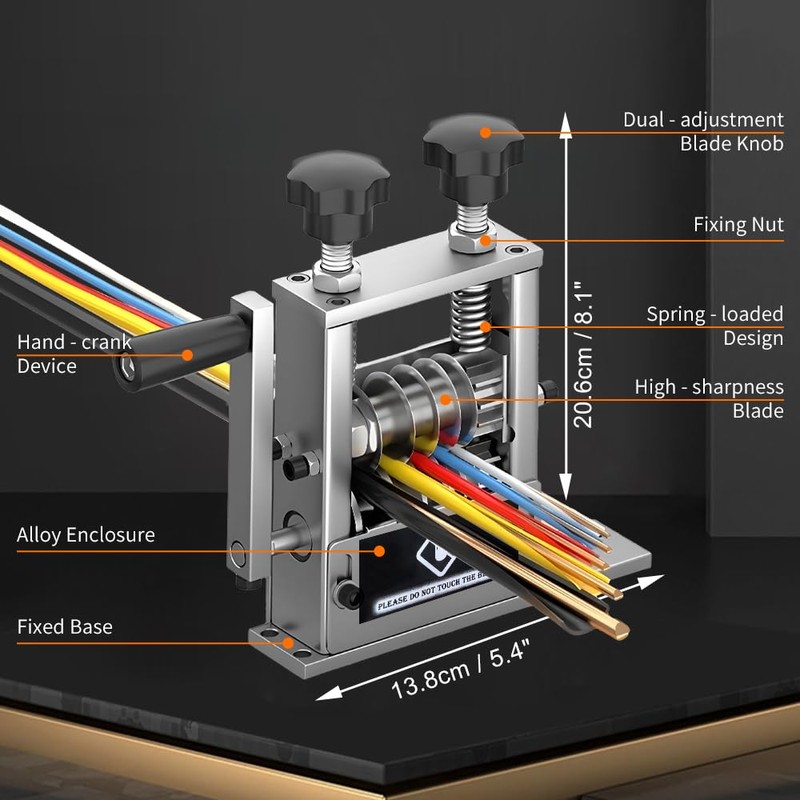 BAUSATZ Wire Stripper, Cable Stripper Wire Stripper Machine Cable Stripper
