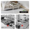 Sumerflos Acrylic Luggage Rack for Guest Room - Foldable Suitcase