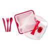 Take Away CMKA1444 FIAMBRERA C/Plato Y CUBIERTOS, Mehrfarbig