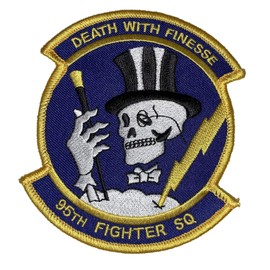 95th Fighter Squadron Death with Finesse Patch – Sew On