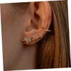 COLLBATH 2pcs Women's Fashion Earrings Creative Butterfly Ear Drops Rhinestone
