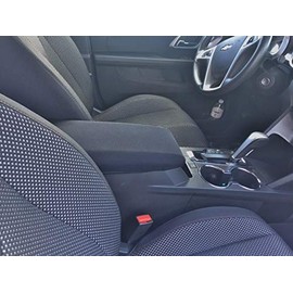 Auto Console Covers- Fits The GMC Terrain 2010-2017 Center Console Armrest Cover Protected with a Waterproof Neoprene Fabric -Black