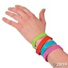 Fun Express Happy Birthday Rubber Bracelets - 24 Pieces -